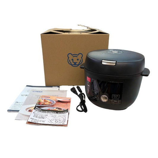 未使用品 タイガー魔法瓶 TIGER COOKPOT COK-B220-KM マットブラック 電気圧力鍋 家電製品 調理器具 中古 W1