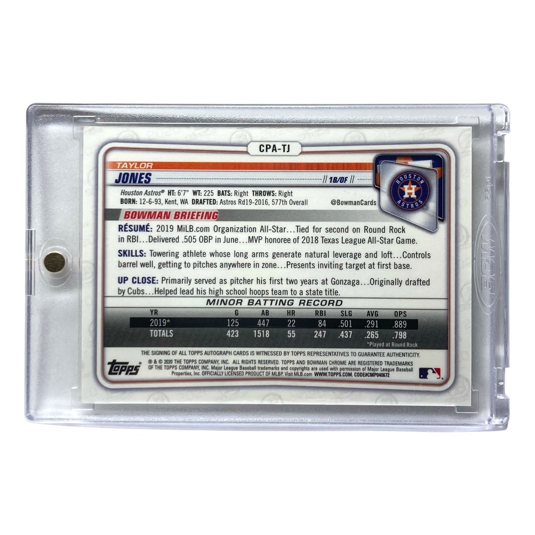 TOPPS MLBカード BOWMAN CHROME TAYLOR JONES ASTROS 49/50 #CPA- TJ 中古 IT2
