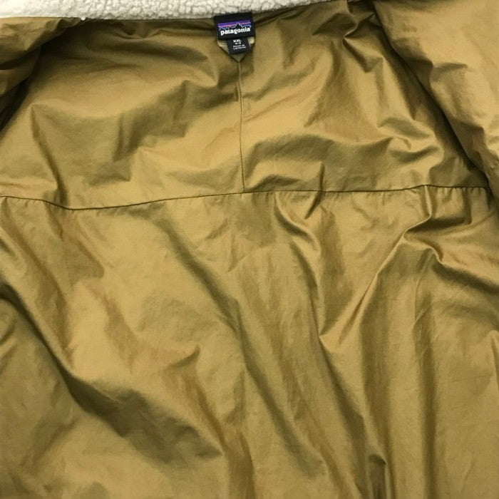 Patagonia パタゴニア キッズ レトロX ジャケット キッズ/レディース 秋冬 フリース パイル カーディガン ベージュ/カーキ XXL(16-18) 65625 中古 T1