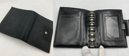 BVLGARI ブルガリ 手帳カバー 6穴 システム手帳 中古 D4
