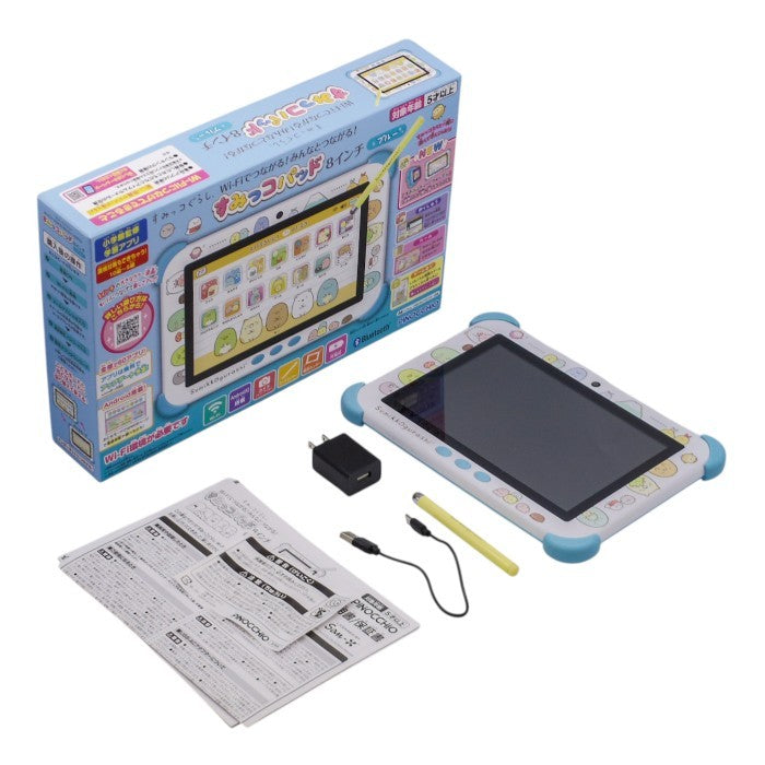 アガツマ すみっコぐらし Wi-Fiでつながる！みんなとつながる！すみっコパッド 8インチ ブルー 中古 a1