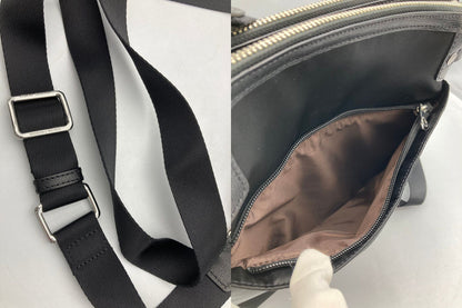 HUNTING WORLD ハンティングワールド ナイロン ショルダーバッグ ブラック 中古 D4