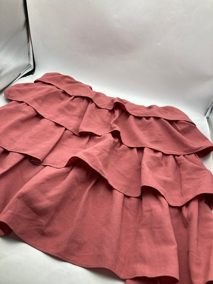 Sybilla casa シビラ カーサ フリル エプロン ピンク 中古 D4