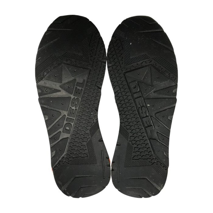 DIESEL ディーゼル SK-SOCK QB ソックスニーカー メンズ ローカット ニット ロゴ ストレッチ オフホワイト 27cm Y02405 中古 T1