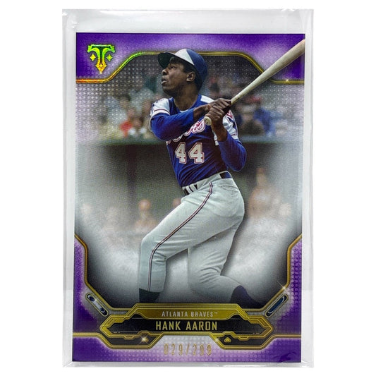 TOPPS MLBカード TRIPLE THREADS HANK AARON ATLANTA BRAVES /299 #10 中古 IT1
