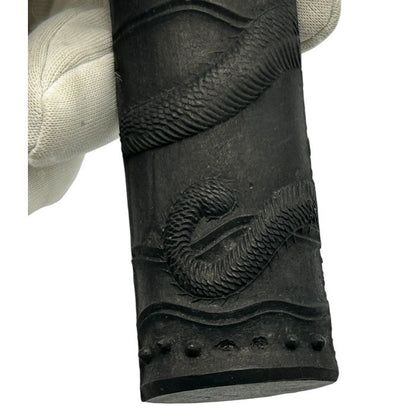 寧楽 雲檻洞製 墨 29ｇ 和風 ドラゴン 辰 龍 中古 W４