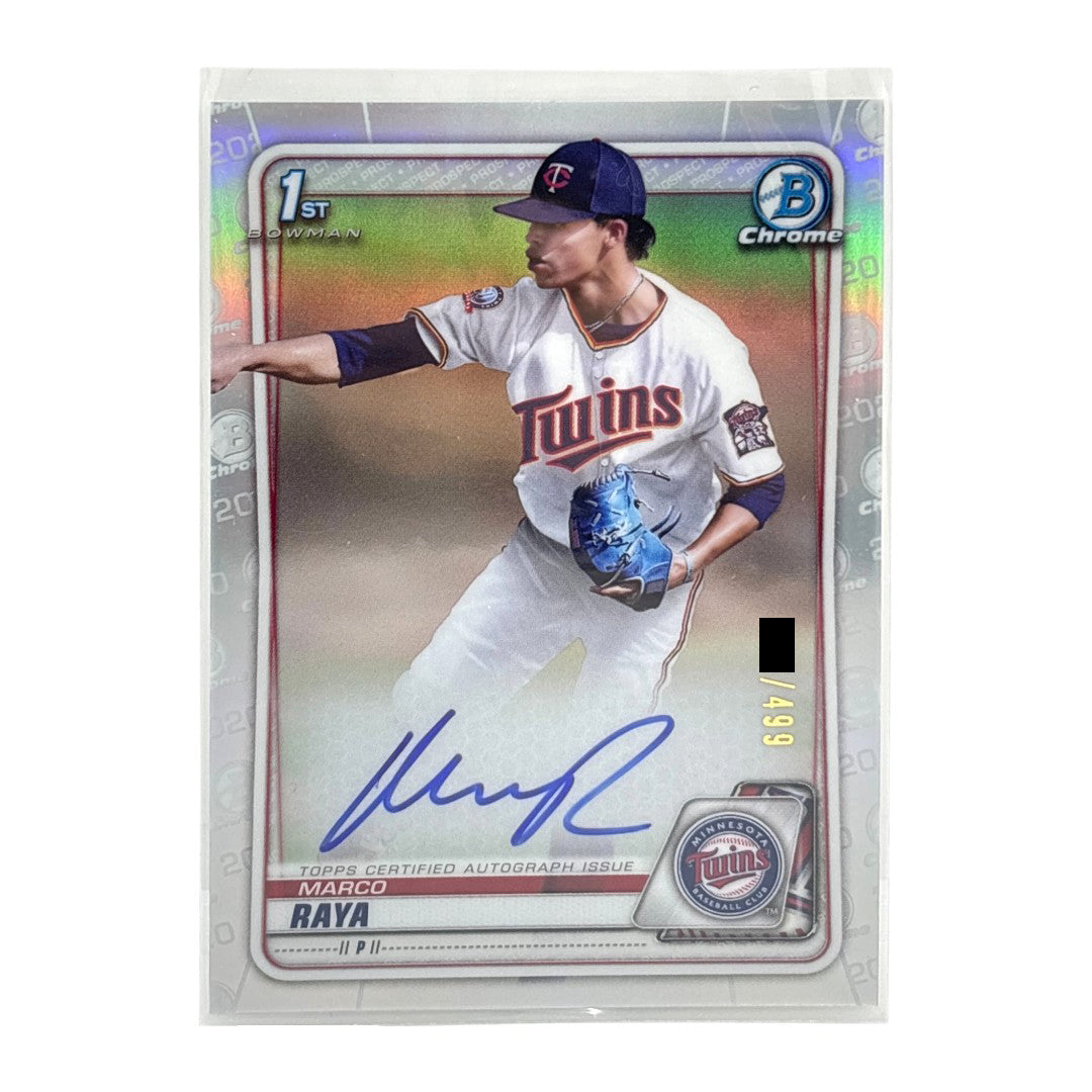 TOPPS MLBカード BOWMAN CHROME 1ST MARCO RAYA MINNESOTA TWINS /499 #CDA-MR 中古 IT1