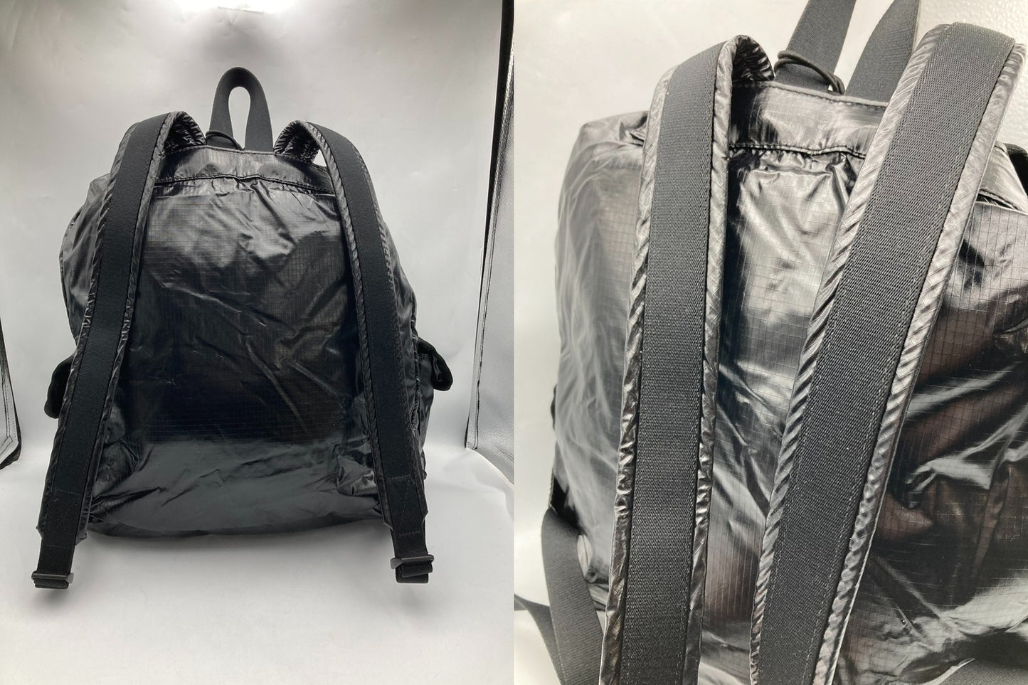 MARC JACOBS マークジェイコブス ザ リップストップ バックパック リュックサック ブラック 中古 D4