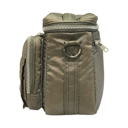 PORER ポーター タンカーカメラバッグ ナイロン TANKER 着脱可能仕切り セージグリーン 622-76121 中古 T1