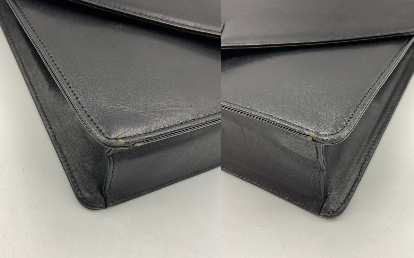 Christian Dior クリスチャンディオール ヴィンテージ レザー ショルダーバッグ 中古 D4