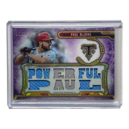 TOPPS MLBカード TRIPLE THREADS PAUL DEJONG CARDINALS 05/27 #TTR-PD1 中古 IT2
