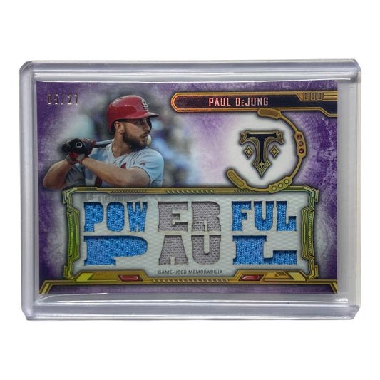 TOPPS MLBカード TRIPLE THREADS PAUL DEJONG CARDINALS 05/27 #TTR-PD1 中古 IT2