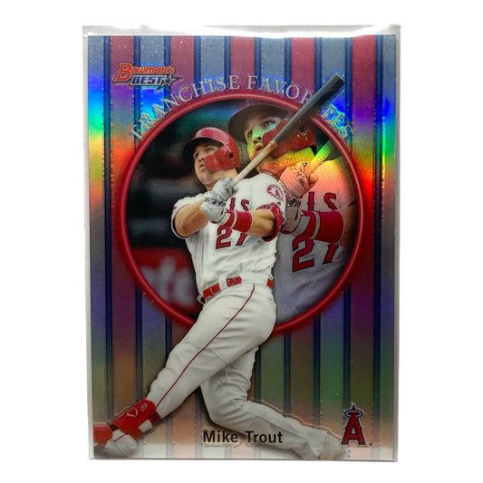 TOPPS MLBカード BOWMAN'S BEST MIKE TROUT ANGELS #99FF-MT 中古 IT2