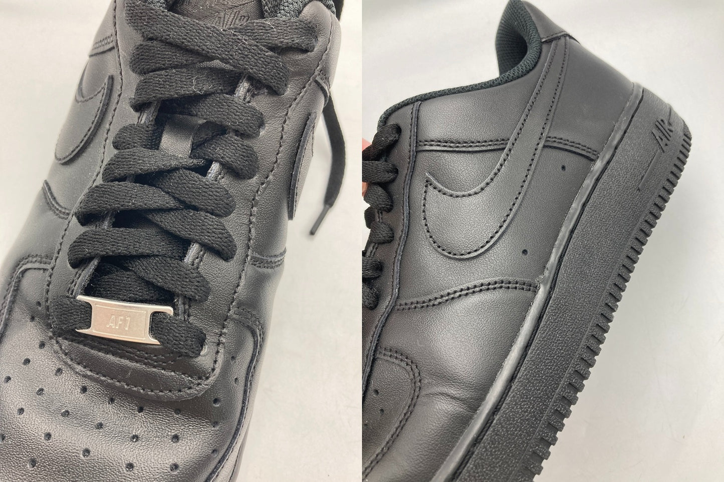 NIKE ナイキ エアフォース1 '07  ブラック/ブラック CW2288-001 サイズ27cm 中古 D4