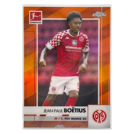 TOPPS サッカーカード CHROME JEAN-PAUL BOETIUS MAINZ 05 /25 #69 中古 IT1