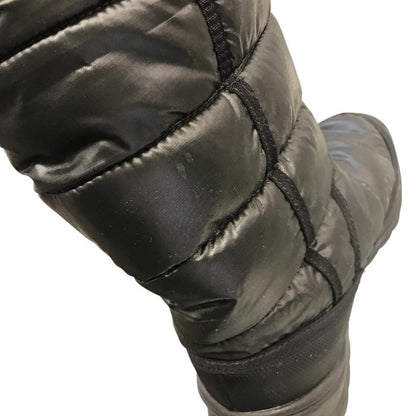 THE NORTH FACE ザノースフェイス ヌプシブーツ レディース ミドル丈 レインシューズ スノーブーツ 防寒 ブラック 24cm 616273 中古 T1