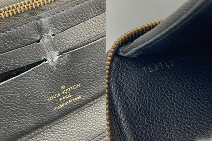 LOUIS VUITTON ルイヴィトン アンプラント ポルトフォイユ スクレット ロン ラウンドファスナー長財布 アンフィニ M93435 中古 D4