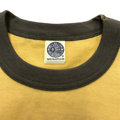 TOYS McCOY トイズマッコイ Tシャツ メンズ コットン 半袖 JOHNSON MOTORS プリント イエロー系 Mサイズ 中古 T1