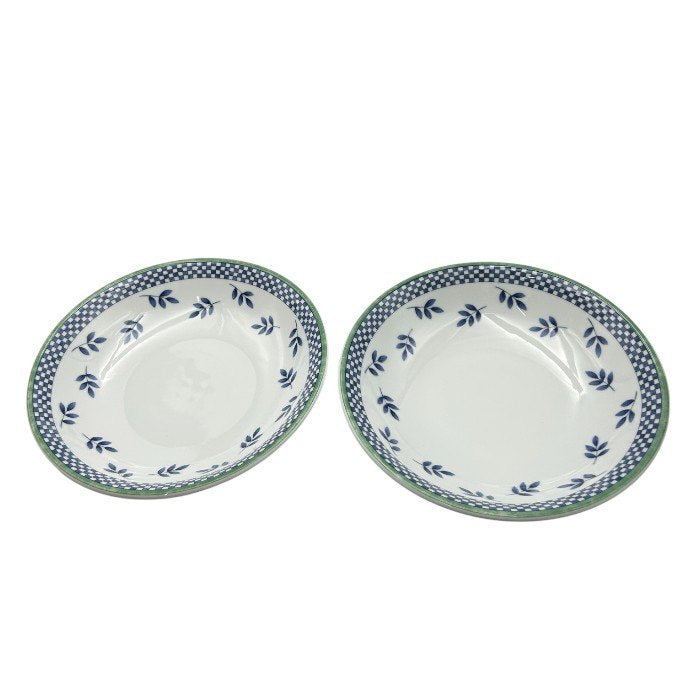 Villeroy＆Boch Switch3 ビレロイ＆ボッホ スイッチ3 深皿 パスタプレート 23cm ペア 洋食器 皿 かわいい おしゃれ セット 2枚 中古 W４