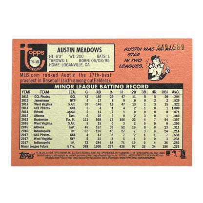 TOPPS MLBカード HERITAGE AUSTIN MEADOWS PIRATES /569 #THC-568 中古 IT2