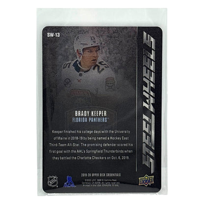 UPPER DECK NHLカード CREDENTIALS STEEL WHEELS BRADY KEEPER FLORIDA PANTHERS #SW-13 中古 IT1