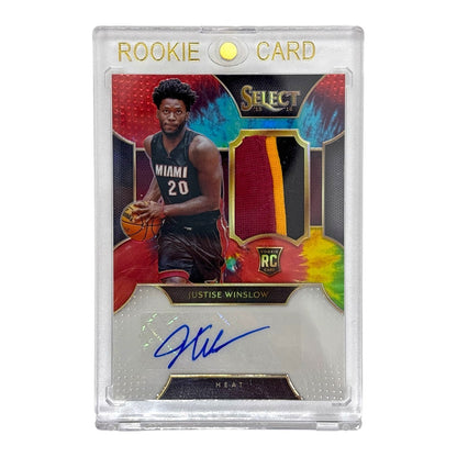 PANINI NBAカード SELECT PRIZM TIE DYE JUSTISE WINSLOW HEAT 07/25 #RA-JWL 中古 IT1