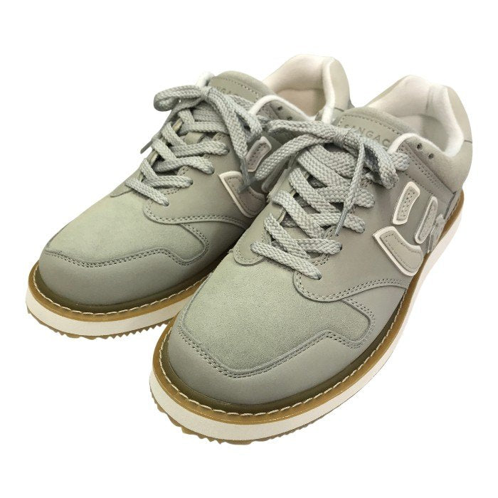 SANGACIO サンガッチョ にゅ Crepe Gray スニーカー メンズ レザー ローカット クレープ グレー 26.0cm 中古 T1