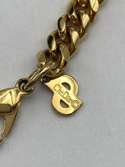 Christian Dior クリスチャンディオール ビジュー付き ブレスレット 中古 D4