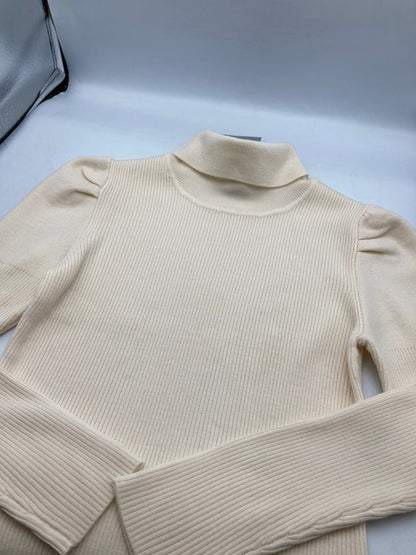 TOCCA トッカ タートルネック ハイネック カットソー サイズXS アイボリー 中古 D4