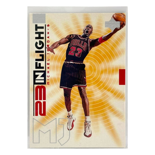 UPPER DECK NBAカード LIVING LEGEND IN FLIGHT MICHAEL JORDAN CHICAGO BULLS #IF4 中古 IT1