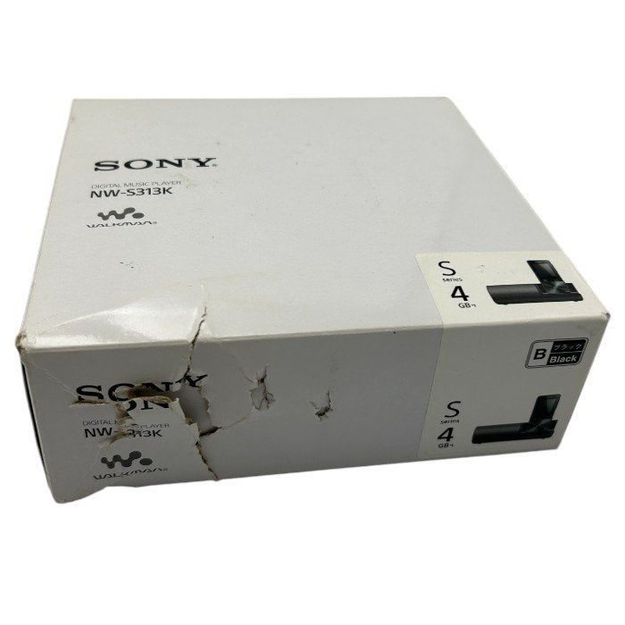 SONY ソニー ウォークマン Sシリーズ 4GB NW-S313 2017年モデル ブラック NW-S313 B オーディオ 家電 Bluetooth対応 中古 W４