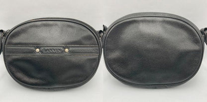 LANVIN ランバン ヴィンテージ レザー ショルダーバッグ 中古 D4