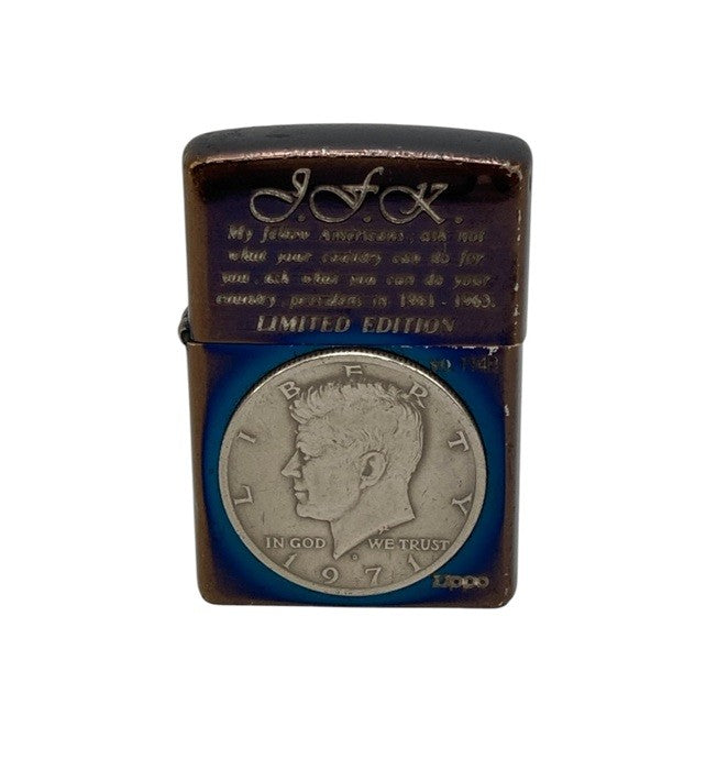ZIPPO ジョン・F・ケネディ リミテッドエディション No.1143 ジッポーライター 中古 D4
