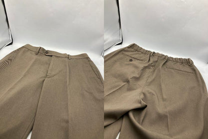 URBAN RESEARCH DOORS 『イージーケア/ウォッシャブル』LIFE STYLE TAILOR カルゼコンフォータブルパンツ サイズXL モカ 中古 D4