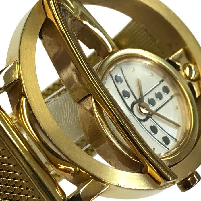 Vivienne Westwood ヴィヴィアンウエストウッド 腕時計 レディース クォーツ アナログ サークルオーブ 金属ベルト ゴールド VW-77A3 中古 T1