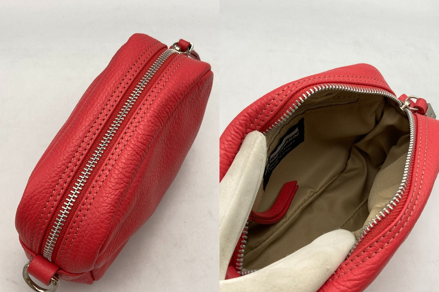 GIANNI CHIARINI ジャンニ キアリーニ レザー 3WAY ショルダーバッグ ピンク 中古 D4