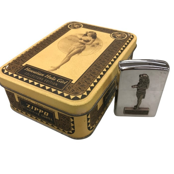 ZIPPO Hawaiian Hula Girl ハワイアン フラガール 中古 Y1