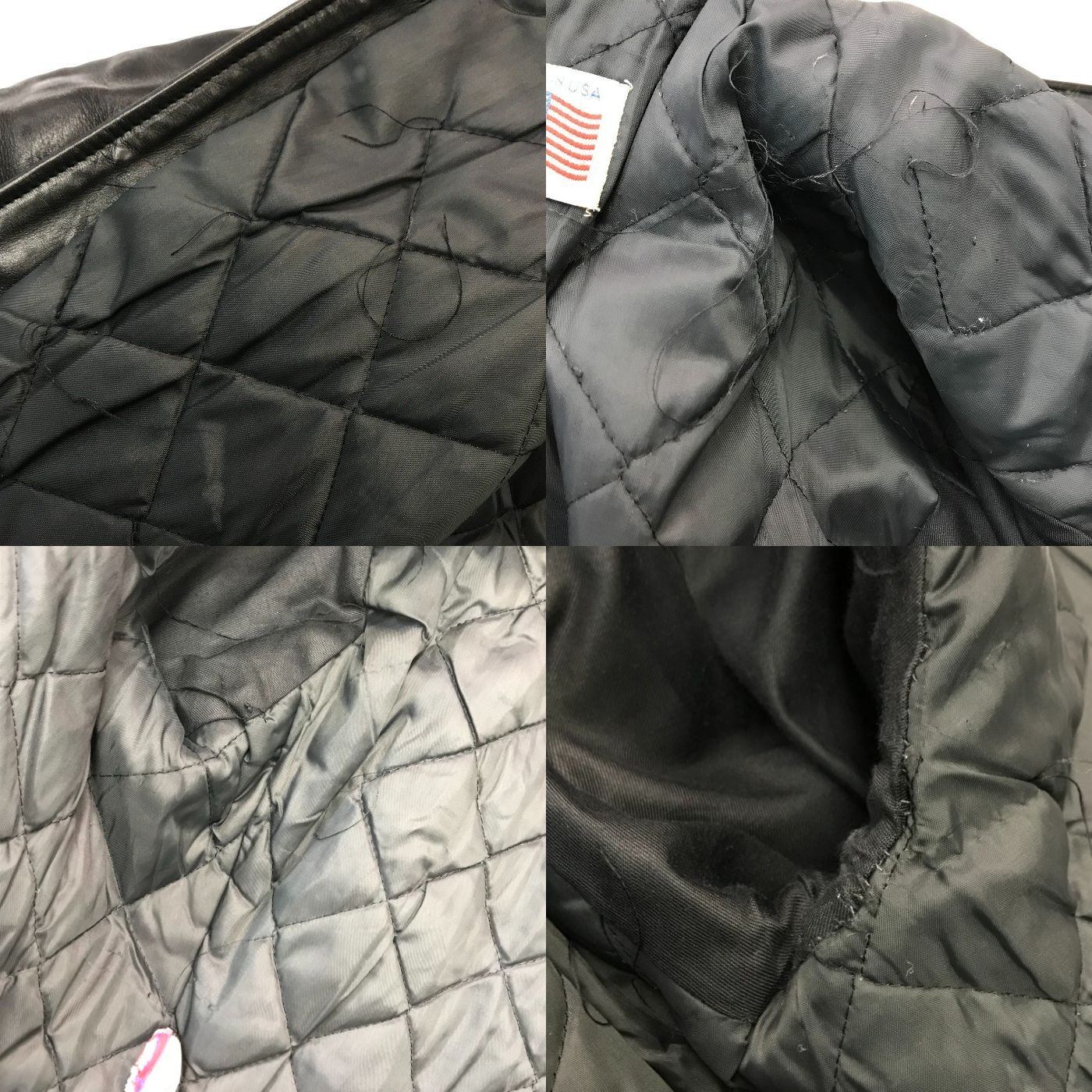 Schott ショット Perfecto ワンスター ライダースジャケット メンズ レザー ダブルブレスト 70s ヴィンテージ ブラック 42サイズ 中古 T1