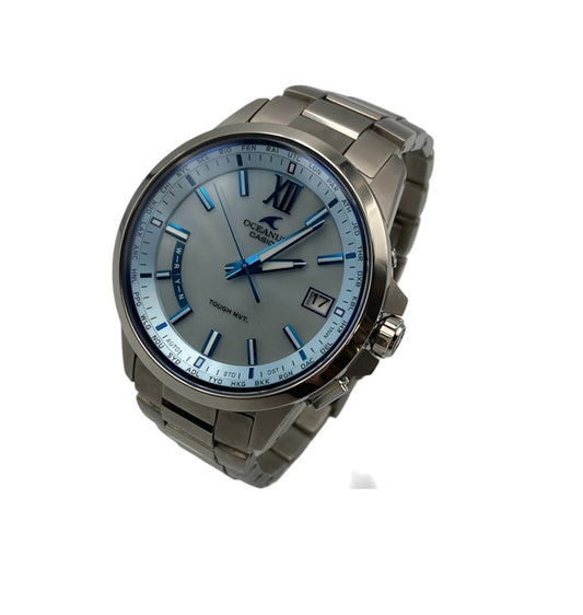 CASIO カシオ OCEANUS オシアナス 3hands model スマートアクセス搭載 腕時計 OCW-T150-2AJF 中古 D4