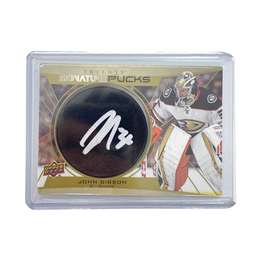 UPPER DECK NHLカード TRILOGY JOHN GIBSON DUCKS #SP-JG 中古 IT1