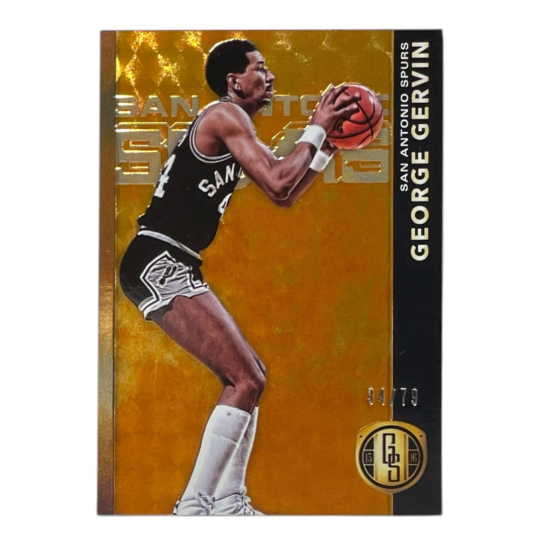 PANINI NBAカード GOLD STANDARD GEORGE GERVIN SAN ANTONIO SPURS /79 #193 中古 IT2