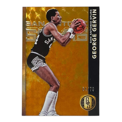 PANINI NBAカード GOLD STANDARD GEORGE GERVIN SAN ANTONIO SPURS /79 #193 中古 IT2