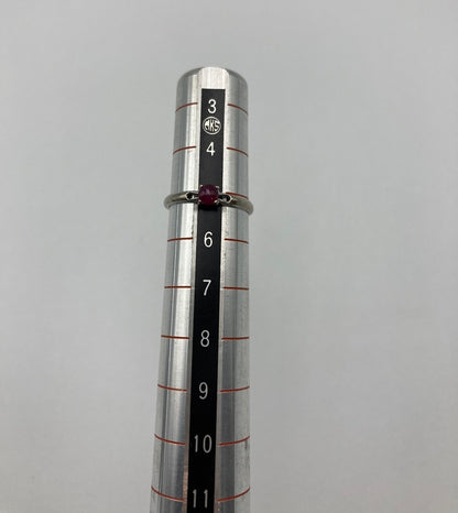 ジュエリーマキ PWG9 パラホワイトゴールド リング 5号 中古 D4