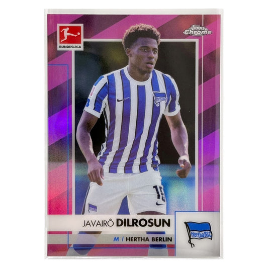 TOPPS サッカーカード CHROME JAVAIRO DILROSUN HERTHA BERLIN /75 #11 中古 IT1