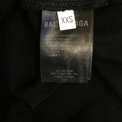 バレンシアガ BALENCIAGA CREW プリント Tシャツ XXS トップス 夏 半袖 メンズ 中古 W1
