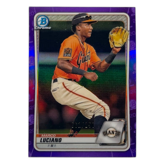 TOPPS MLBカード BOWMAN CHROME MARCO LUCIANO SAN FRANCISCO GIANTS /250 #BD-190 中古 IT2
