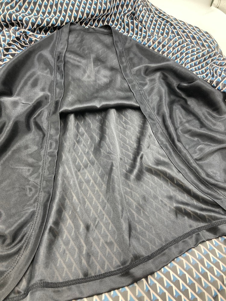 MK MICHEL KLEIN エムケーミッシェルクラン 幾何柄シフォンスカート F1HGV-05140 サイズ36 中古 D4