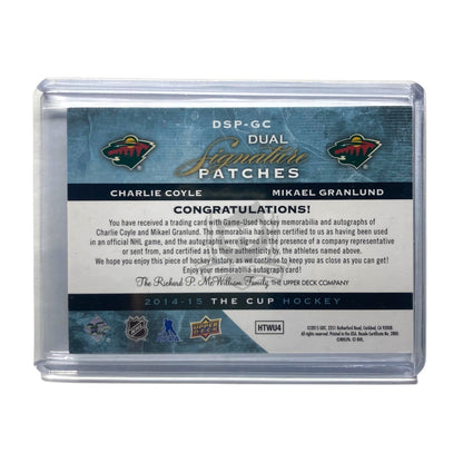 UPPER DECK NHLカード THE CUP CHARLIE COYLE MIKAEL GRANLUND WILD 02/35 #DSP-GC 中古 IT2