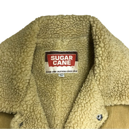 SUGAR CANE シュガーケーン コーデュロイジャケット メンズ ボア ブラウン Lサイズ SC12075 中古 N1