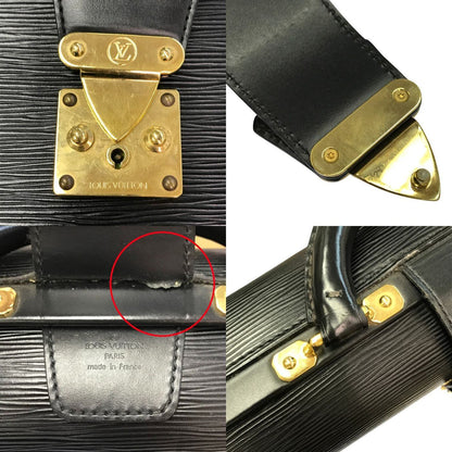 LOUIS VUITTON ルイ ヴィトン エピ セルヴィエット フェルモワール ビジネスバッグ メンズ ブリーフケース ドクターバッグ ノワール M54352 中古 T1